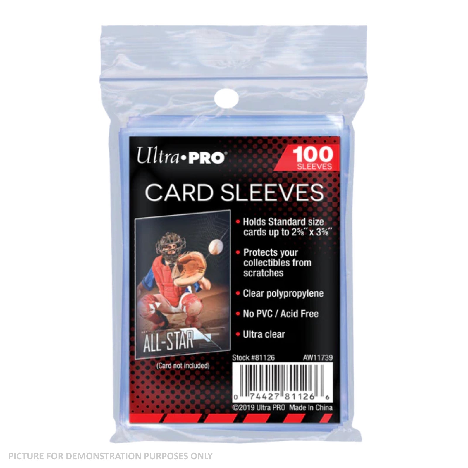 Ultra Pro Soft Card Sleeves 2.5" x 3.5"